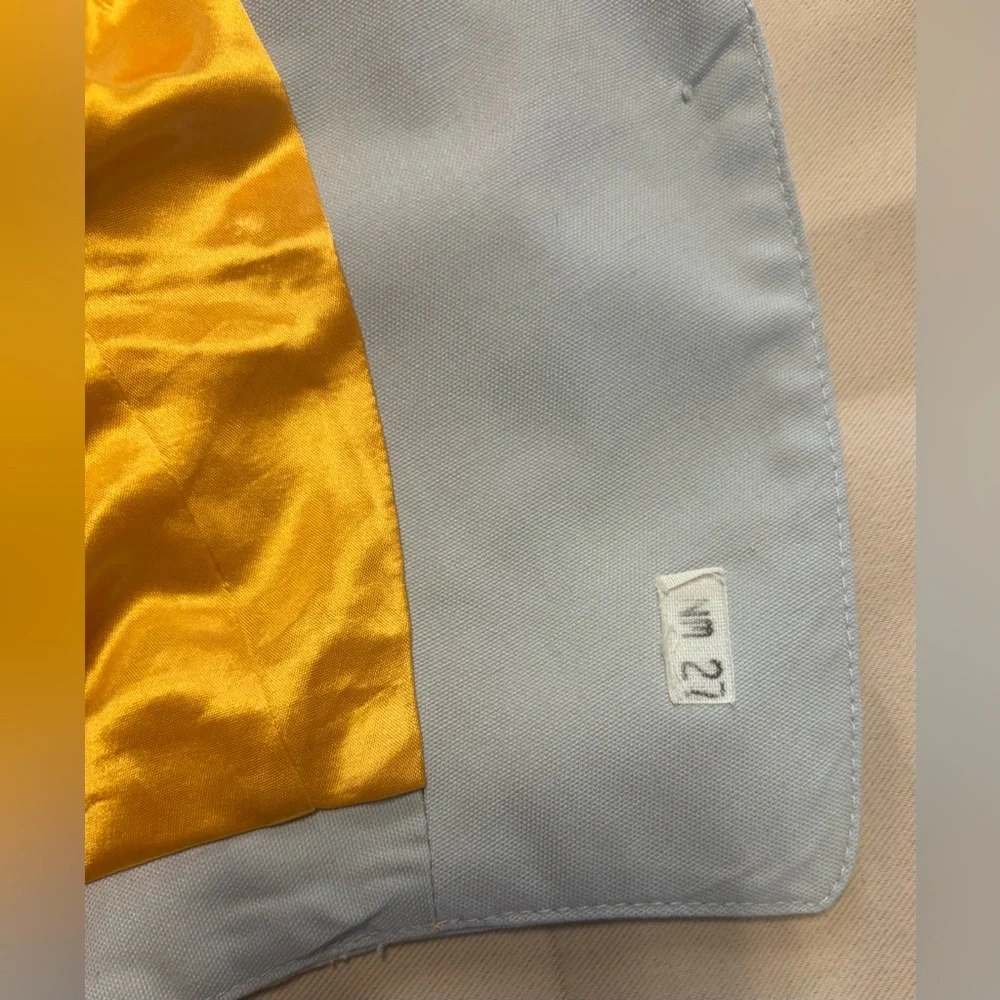 Vintage Northwest Airlines Stewardess Jacket‎ Sz 6R Disney Gray Gold